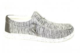 Find deals on products in mens shops on amazon. Hey Dude Wally Sox Knit Casual Lace Up Shoes Grey 8