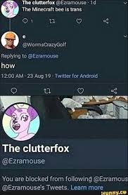 A cute design featuring minecraft bees for trans rights from minecraft! The Clutterfox Ezramouse 1d V The Minecraft Bee Is Trans Replying To Ezramouse The Clutterfox C Ezramouse You Are Blocked From Following Ezramous Ezramouse S Bee Movie Memes Funny Twitter Memes Funny Minecraft