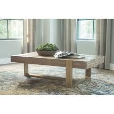 Ashley Signature Design Paluxy Light Brown Wood And Steel Coffee Table In 2020 Coffee Table Steel Coffee Table Furniture