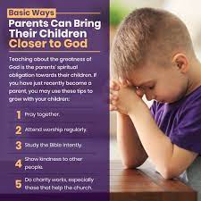 We all long to be close to god. Basic Ways Parents Can Bring Their Children Closer To God Houseofpeaceministries God Praying Together How To Become Bring It On