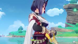 Kujou Sara - ryona + ragdoll - English Japanese リョナ Korean 료나  Chinese  良娜 Genshin Impact