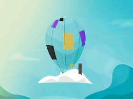 Hot air balloon crash (gfycat.com). Hot Air Balloon By Sean Hunsche On Dribbble