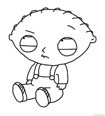 Download and print these stewie griffin coloring pages for free. Stewie Griffin Family Guy Coloring Pages Coloring4free Coloring Library