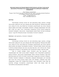 Selaku dekan fakultas teknik 2. Pdf Rancang Bangun Sistem Informasi Inventarisasi Laporan Tugas Akhir Mahasiswa Program Studi Teknik Informatika Berbasis Framework Codeigniter