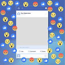 Social Media Background Facebook Emojis Facebook Reactions Facebook Emojis Fb Icon Png And Vector With Transparent Background For Free Download Instagram Frame Template Emoji Instagram Emoji