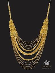 Festival Necklace A Glorious Cascade Necklace With Thirteen Differentiated Rows Of C Gold Fashion Necklace Bridal Gold Jewellery Designs Gold Jewelry Fashion