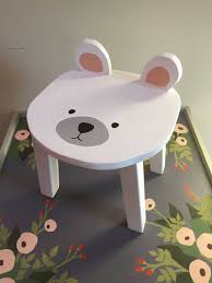 Set Of 3 Arctic Animal Stools Polar Bear Penguin Walrus Wooden Toddler Chairs Hand Painted Wooden Animal Stools Kids Chairs Kids Stool