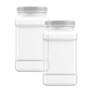 Plastic Square Nut Storage Jars from www.walmart.com