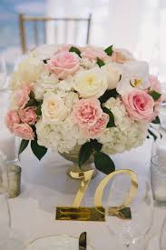 Featuring pink hydrangea, pink spray roses, and green cymbidium orchids. Light Pink And White Flower Arrangements Novocom Top