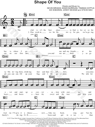 Ed Sheeran Shape Of You Sheet Music For Beginners In D Minor Download Print Violin Sheet Music Clarinet Sheet Music Piano Songs Sheet Music