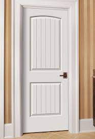 211 Jeld Wen 30 X 80 Santa Fe White Painted Left Hand Smooth Solid Core Molded Composite Mdf Single Prehun Prehung Interior Doors Doors Interior House Doors