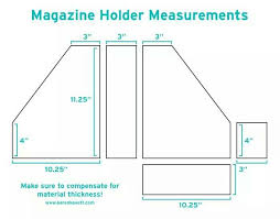 It's never too late to don't throw your cookie boxes, convert them into tea bag storage with this diy project. Magazine Holder Dimensions Measurements Diy For The Office Diy Magazine Holder Diy Magazine Magazine Holders
