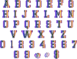 ') in the example below, a list of number names sorted in ascending alphabetical order. Alphabet Numbers Colorful Free Vector Graphic On Pixabay