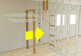 Install Metal Studs Metal Stud Framing Steel Frame House Steel Frame Construction