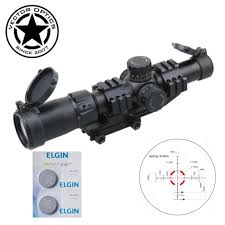 Luneta Shortdot Mustang 1 4x24 Ffp Primeiro Plano Focal Vector Optics Paralax Ireticulo Iluminado Pronta Entrega Shopee Brasil