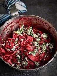 Nadiya Hussain S Blender Beetroot Pasta Recipe Bbc Time To Eat Recipe Recipes Food Nadiya Hussain Recipes