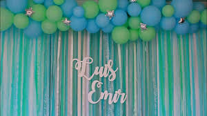 Decoración para baby shower con unicornios. Decoracion Para Baby Shower Nino Youtube