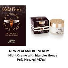 Soothing manuka honey and plumping collagen work to further nourish and smooth the skin. Buy Wild Ferns Bee Venom Night Creme With Active Manuka Honey 47g Night Cream æŠ—è€ç´§è‡´èœ‚æ¯'æ™šéœœ Seetracker Malaysia