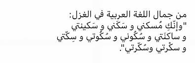 بيت شعر عن جمال اللغة العربية Shaer Blog