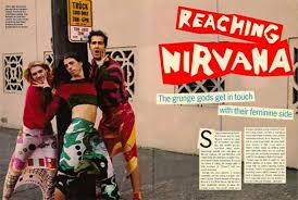 Get a little more insight into kurt cobain by seeing part of this will that's featured in the 'montage of heck' documentary. That Time When Nirvana Dressed Up In Woman Clothes For Mademoiselle Magazine In 1993