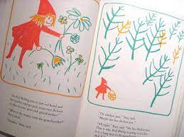 jean merrill ronni solbert red riding クレヨン 色 挿絵