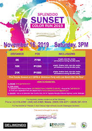 Splendido Taal Sunset Color Run 2019 In Tagaytay Pinoy Fitness