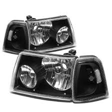 For 01 11 Ford Ranger 4pcs Replacement Headlight Corner Lights Kit Black Housing 02 03 04 05 06 07 08 09 10 Ford Ranger Truck Accessories Ford Ranger