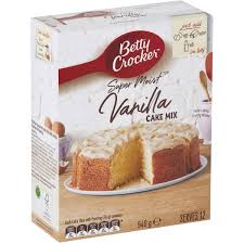 Cooking, recipes and more 0.50ep. Betty Crocker Vanilla Cake Mix 540g Woolworths