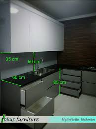 Mulai dari ruang tamu hingga. Ukuran Kitchen Set