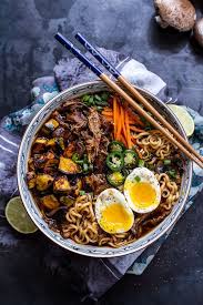 Crockpot Crispy Caramelized Pork Ramen Noodle Soup Recipe Cooker Recipes Slow Cooker Recipes Pork Ramen