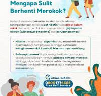Penyakit - Sobat Sehat, berhenti merokok memang tidak mudah ...