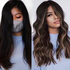 This type of brown hair with blonde highlights starts off with a light brown base that supports graduated blonde highlights as they progress toward the tips. Figvpdapdlf0hm