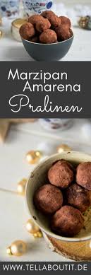 Geschenke Aus Der Kuche No Bake Amarena Marzipan Pralinen Rezept Pralinen Marzipan Und Vegane Pralinen