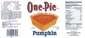 One Can Pumpkin Pie Can One Pie Pumpkin 1 Tbl Cornstarch 1 2 Tsp Cinnamon 1 2 Tsp Ginger Pumpkin Pie Canned Pumpkin Pumpkin