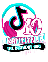 Tiktok birthday shirts for family. Personalized Tiktok Birthday Shirt Tik Tok Shirt For Girls Bobotemp