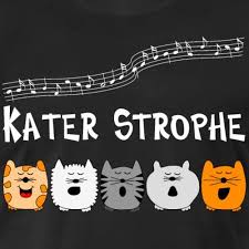 Katzen Chor Kater Strophe Lustig Funny Witzig Cat Singen Musik Comic Cartoon Geschenk T Shirt Comics Und Cartoons Lustige Comics Lustige Cartoons