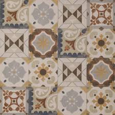 Gres Szkliwiony Cement Ceramika Paradyz Cement Patchwork Pattern