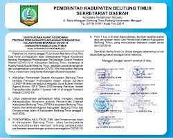 We did not find results for: Berita Acara Rakor Tentang Penegasan Pelaksanaan Peribadatan Dalam Pandemi Wabah Covid 19 Pemerintah Kabupaten Belitung Timur