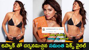 Samantha latest photoshoot photos go viral