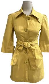 Womens Jacket YellowGold JacketButter Coat Size Small BB DAKOTA Button  Down | eBay
