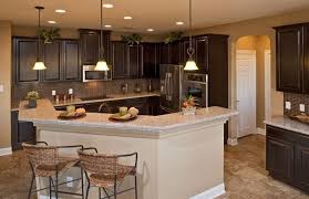 Kb Home Kitchen With Dark Cabinets Kb Homes Home Kitchens Home