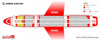 Asiajet Link A340 200 Seat Map Asiajet Airways Corporate