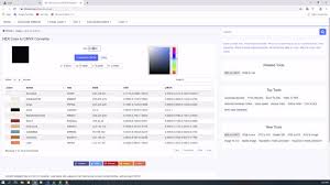 Hex Color To Cmyk Converter In 2020 Free Online Tools Hex Colors Online Tools