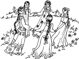 В этот день они отмечали летнее солнцестояние и считалось. Raskraska Ivan Kupala 34629