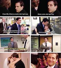 Michael Is The Best Why Did He Have To Leave Funny School Memes Dwight And Angela School Memes