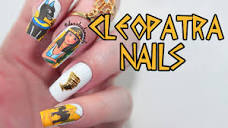 Cleopatra Nail Art Tutorial | Born Pretty Store Review - YouTube