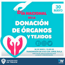 Y en la actualidad hay miles de personas que para seguir viviendo o mejorar su calidad de vida necesitan de un trasplante. Este Sabado Trelew Conmemora El Dia Nacional De La Donacion De Organos Y Tejidos Municipalidad De Trelew