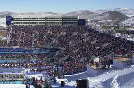Already in 1989 the decision to construct a ski jumping centre at bear hollow near park city fell and in 1994 the new plastic covered k90 hill could. Winter Olympic Map Shows Park City Again Having Outsized Role Parkrecord Com