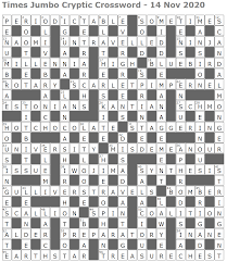 It's the simplest and fastest way to build, print, share. Times Jumbo Cryptic Crossword 1468 Lucian Poll S Web Ramblings