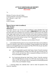 Letter of undertaking in malay. Photo Gallery Portal